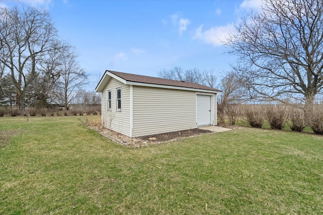 view of outbuilding with an outdoor structure