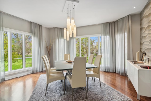12 Forest Ln, South Barrington, IL 60010 - dining area featuring wood finished floors and a wealth of natural light