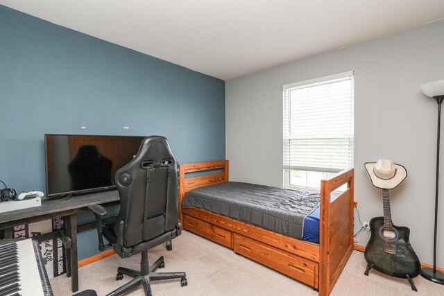 1678 Eagles Lndg N, Manteno, IL 60950 - bedroom with light carpet, multiple windows, and a desk