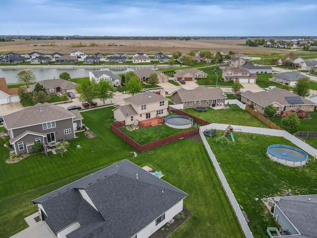 1678 Eagles Lndg N, Manteno, IL 60950 - aerial view of residential area with a large body of water