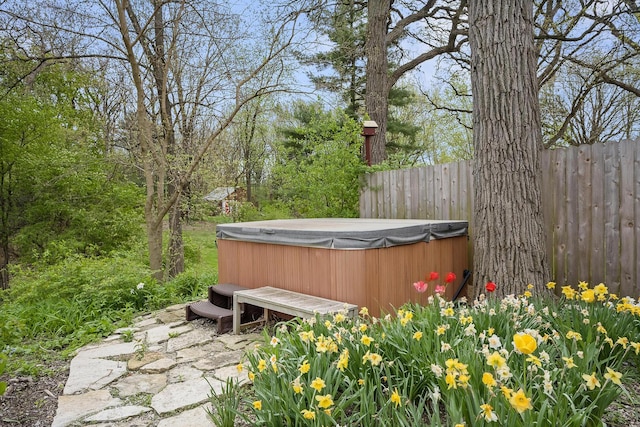 5619 Dunham Rd, Downers Grove, IL 60516 - view of yard featuring a hot tub