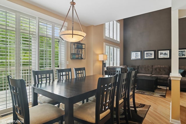 5515 Mcdonough Rd Unit 5515, Hoffman Estates, IL 60192 - dining space featuring healthy amount of natural light and light wood finished floors
