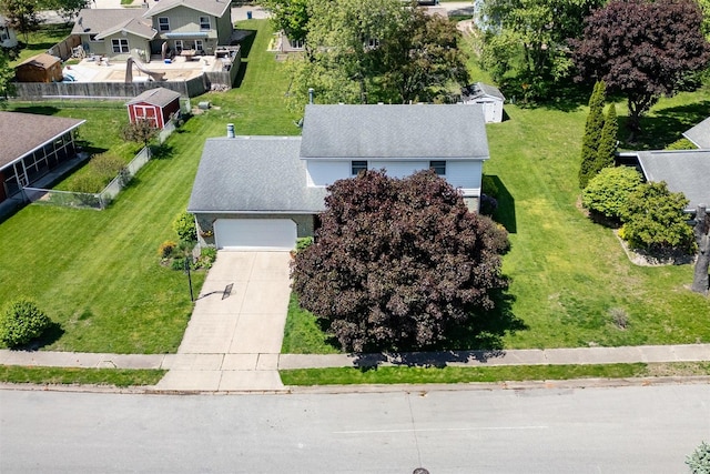 1107 N Bailey Dr, Pontiac, IL 61764 - aerial view of property and surrounding area