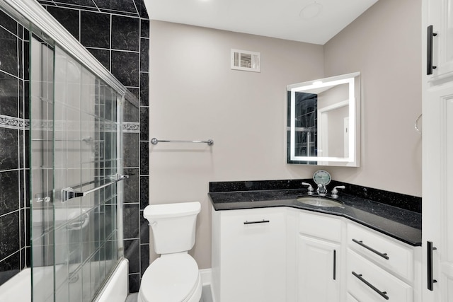 4424 Maple Ave, Brookfield, IL 60513 - bathroom with toilet, visible vents, and vanity