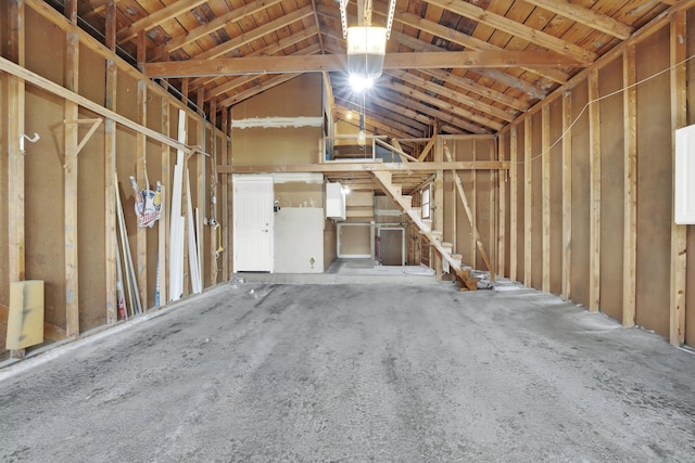 4424 Maple Ave, Brookfield, IL 60513 - miscellaneous room featuring lofted ceiling
