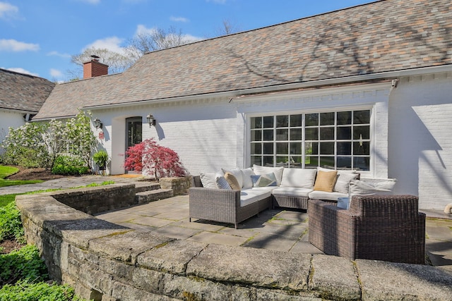 36W722 Crane Rd, Saint Charles, IL 60175 - view of patio with an outdoor hangout area