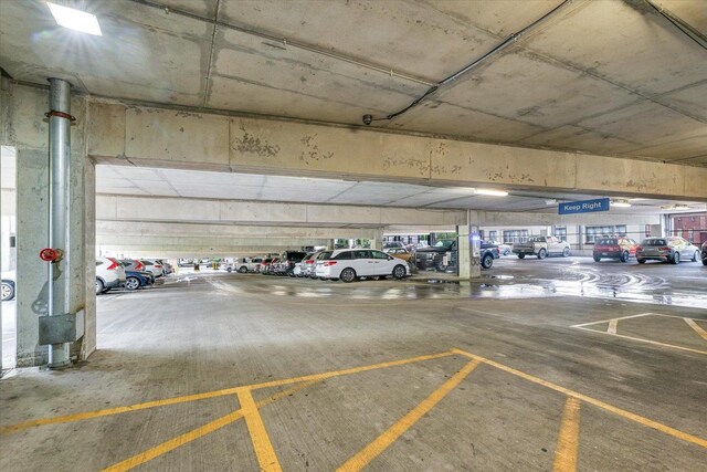 view of parking deck
