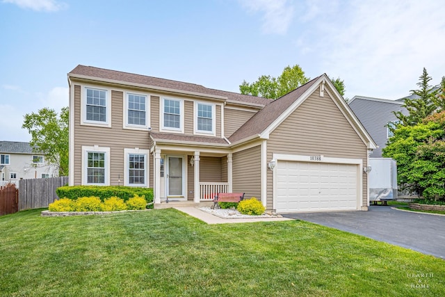 10388 Scott Dr, Huntley, IL 60142 - view of front of property with driveway and a garage