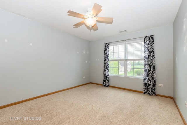 685 Veronica Ct, New Lenox, IL 60451 - carpeted empty room featuring baseboards and a ceiling fan
