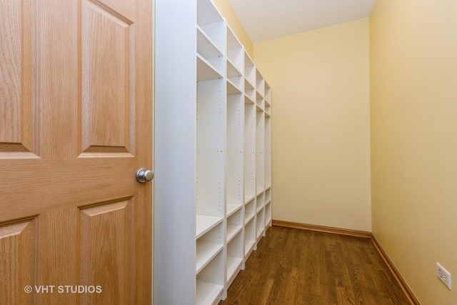 685 Veronica Ct, New Lenox, IL 60451 - walk in closet with dark wood finished floors