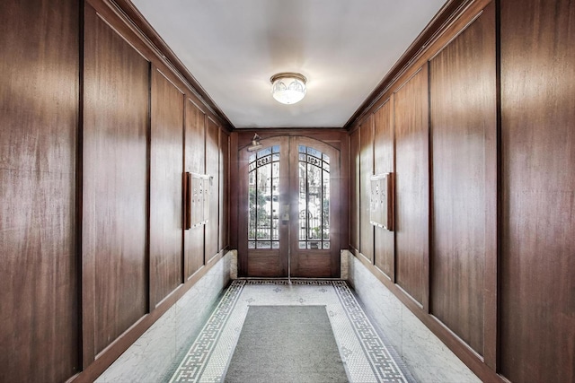 1431 W Rascher Ave Unit 1W, Chicago, IL 60640 - foyer entrance featuring french doors