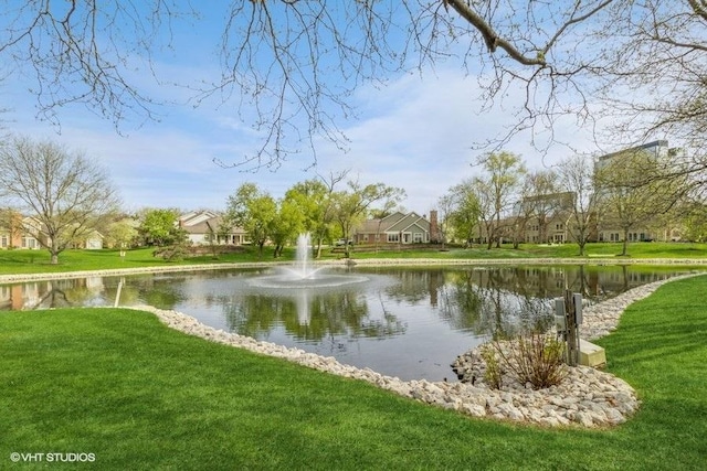 property view of water
