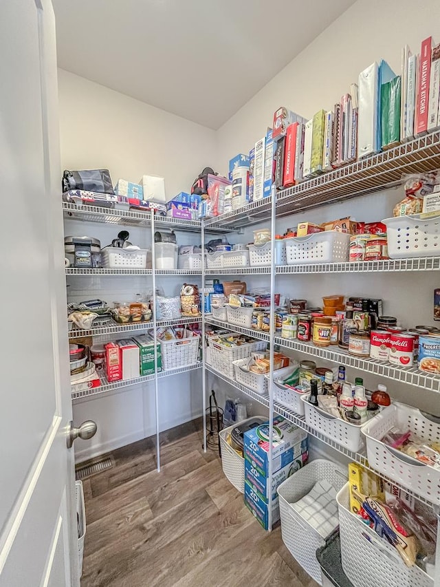 view of pantry