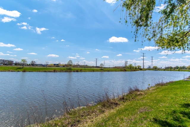 property view of water