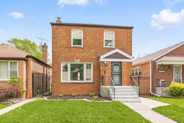 8907 S Luella Ave, Chicago, IL 60617 - view of front facade with brick siding