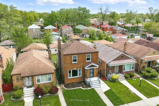 8907 S Luella Ave, Chicago, IL 60617 - aerial perspective of suburban area