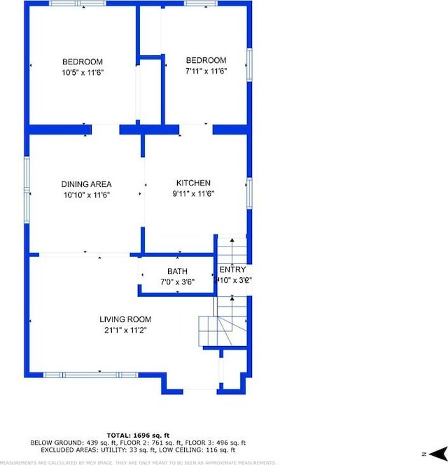 8907 S Luella Ave, Chicago, IL 60617 - home floor plan
