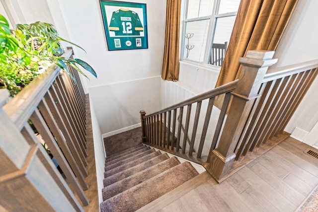 840 Coventry Cir N, Sycamore, IL 60178 - stairs featuring wood finished floors and baseboards