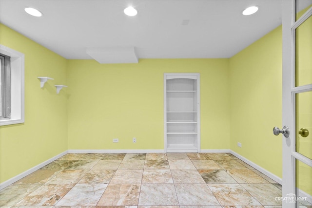 4012 Heron Ct, Naperville, IL 60564 - empty room with built in features and recessed lighting