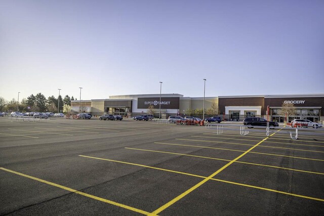 view of uncovered parking lot