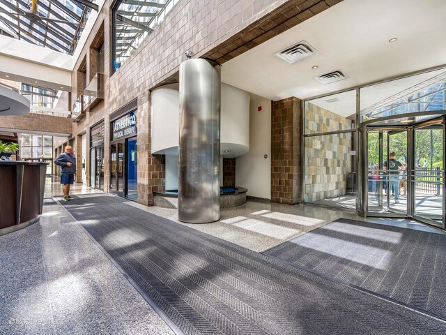 405 N Wabash Ave Unit 2315, Chicago, IL 60611 - building lobby with visible vents