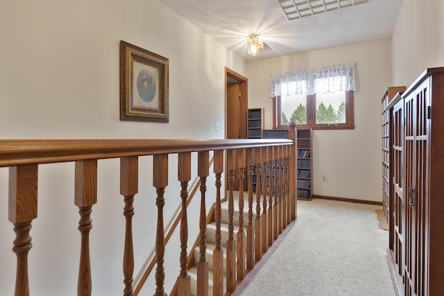 17 Thistle Trl, Caledonia, IL 61011 - hall with light colored carpet and baseboards