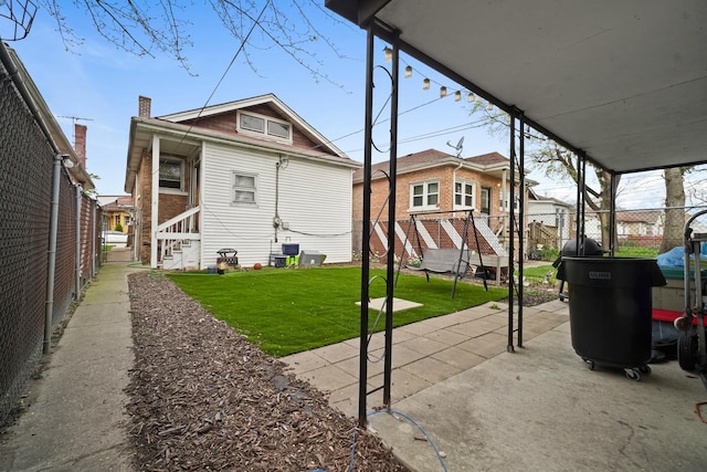 view of patio / terrace with fence