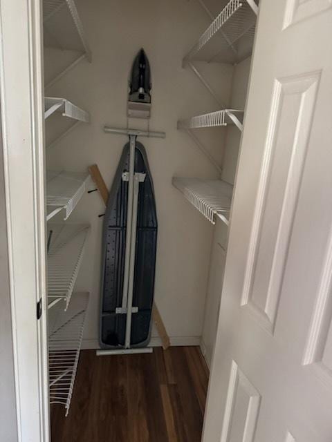 481 Talala St, Park Forest, IL 60466 - walk in closet featuring wood finished floors