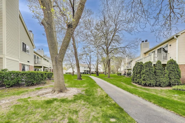 1608 Pennsbury Ct Unit A2, Wheeling, IL 60090 - view of green lawn with a residential view