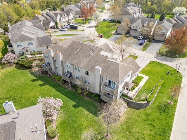 birds eye view of property featuring a residential view