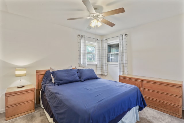 11341 S Nagle Ave, Worth, IL 60482 - bedroom with light colored carpet and ceiling fan