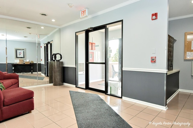 lobby featuring visible vents