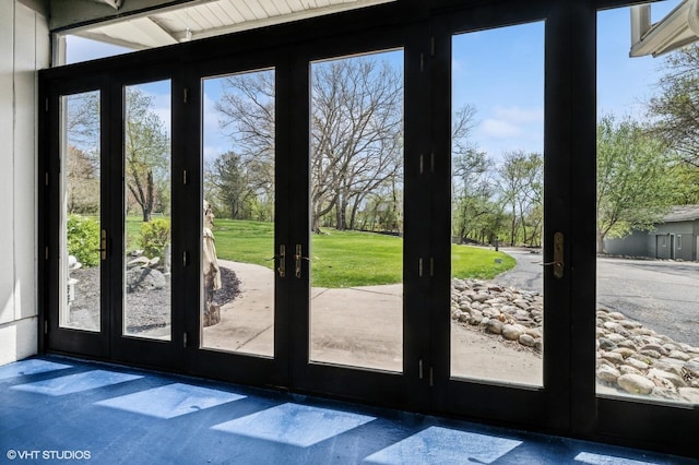 184A River Rd, Lake Barrington, IL 60010 - doorway with french doors