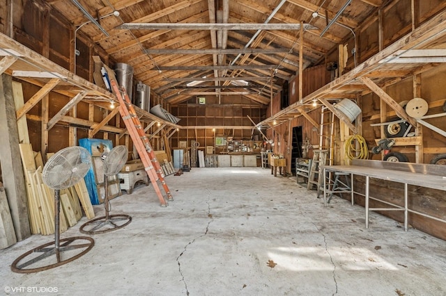 184A River Rd, Lake Barrington, IL 60010 - misc room with lofted ceiling