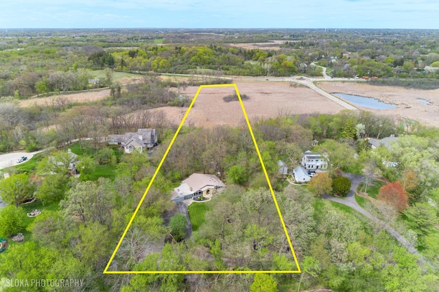 184A River Rd, Lake Barrington, IL 60010 - aerial view of property's location featuring property parcel outlined