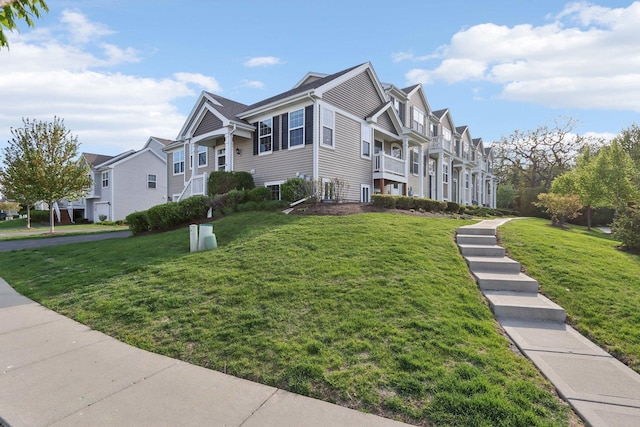 1046 Piccolo Ln, Volo, IL 60073 - view of side of home with a yard and a residential view