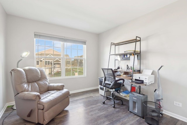 1046 Piccolo Ln, Volo, IL 60073 - home office featuring wood finished floors and baseboards