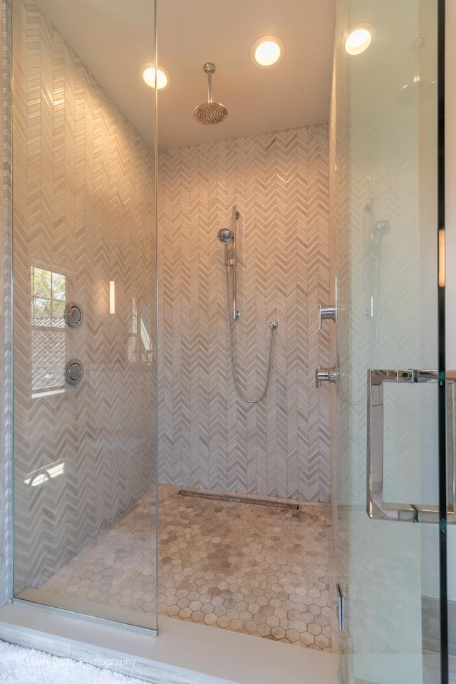 6907 S Constance Ave, Chicago, IL 60649 - full bath with an enclosed shower and recessed lighting