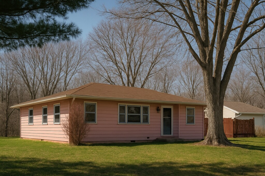 3520 John St, Steger, IL 60475 - view of front of house featuring fence, a front lawn, and crawl space