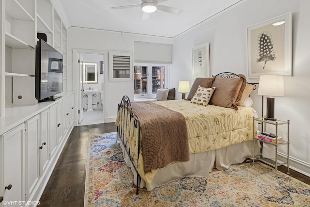 222 E Chestnut St Unit 7B, Chicago, IL 60611 - bedroom featuring ceiling fan