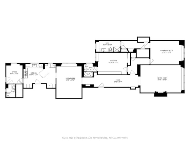222 E Chestnut St Unit 7B, Chicago, IL 60611 - plan