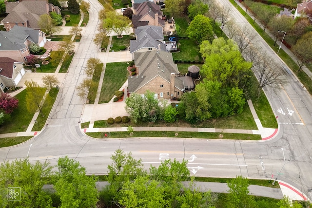 401 Jason Ln, Schaumburg, IL 60173 - drone / aerial view with a residential view