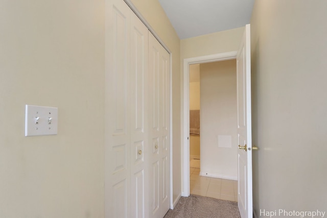 2815 Kendall Xing, Johnsburg, IL 60051 - hall with tile patterned floors and carpet