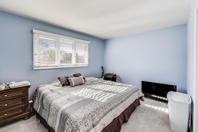 bedroom with carpet flooring