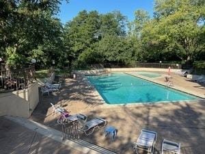 420 Walnut Creek Ln Unit 3103, Lisle, IL 60532 - community pool with a patio area