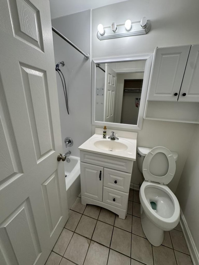 420 Walnut Creek Ln Unit 3103, Lisle, IL 60532 - bathroom featuring tile patterned flooring, bathing tub / shower combination, vanity, and toilet