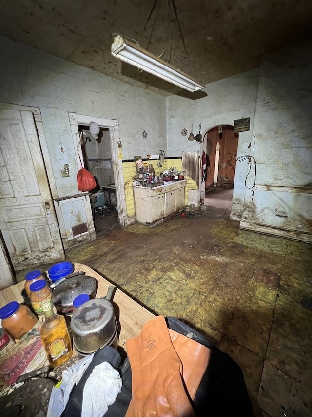 2342 S Trumbull Ave, Chicago, IL 60623 - misc room featuring arched walkways