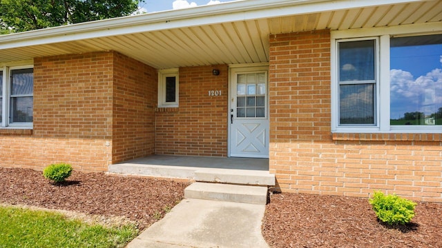1201 S Mercer Ave, Bloomington, IL 61701 - entrance to property featuring brick siding