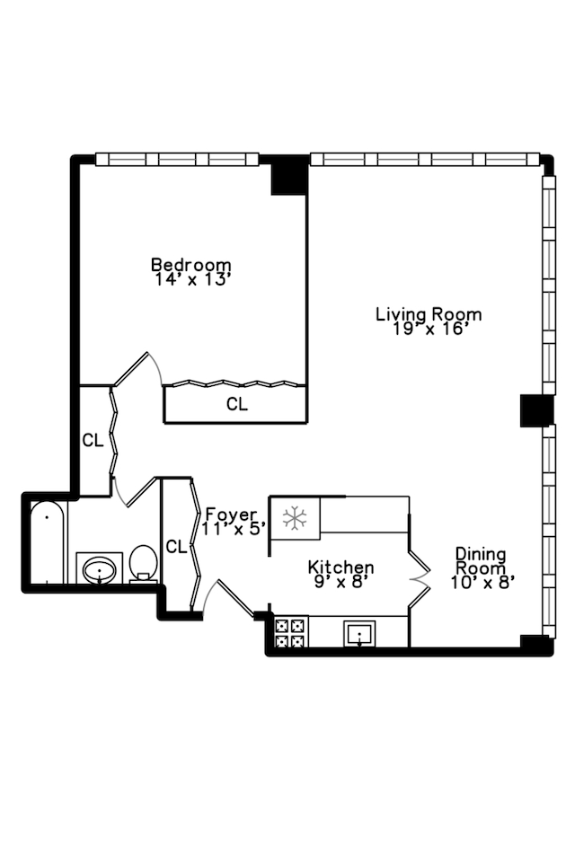 655 W Irving Park Rd Unit 4417, Chicago, IL 60613 - plan