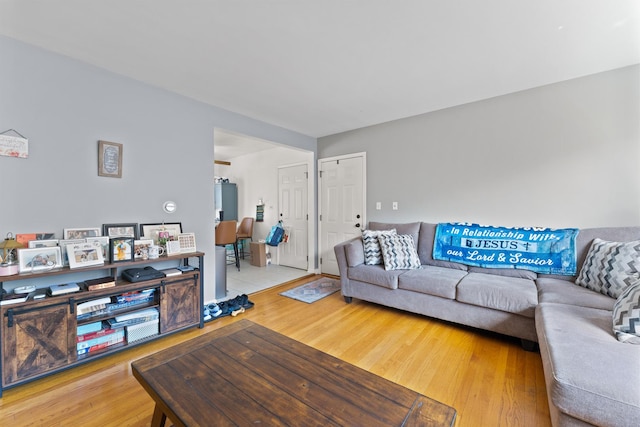 2642 N Harlem Ave Unit 2W, Elmwood Park, IL 60707 - living room with wood finished floors
